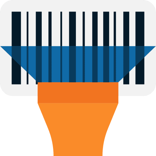 Scanned barcode icon